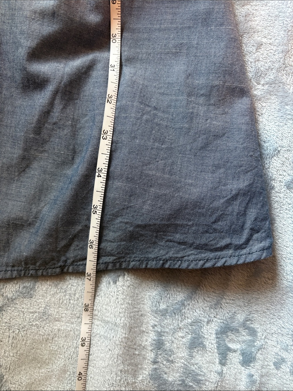 A New Day Light Denim Blue Women's Boatneck Flutter Sleeve A-Line Dress - Picture 11 of 12